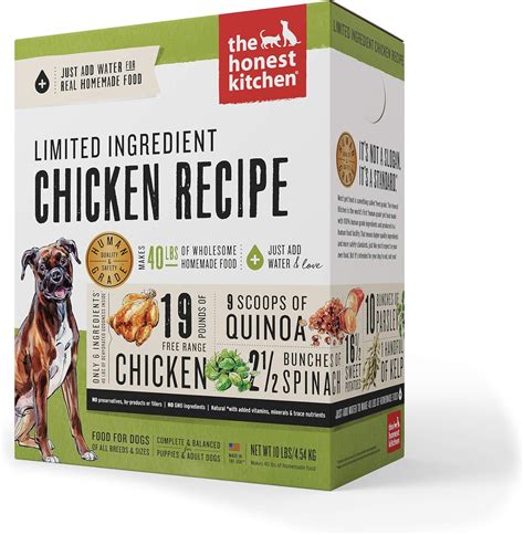 The Honest Kitchen Thrive Chicken And Whole Grain Dog Food 10 Pound