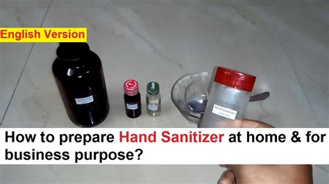 Hand Sanitizer Making Process Real Formula Youtube
