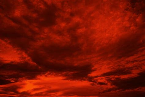 Sky Background Red Bold And Striking Wallpaper