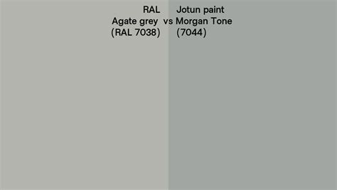 Ral Agate Grey Ral Vs Jotun Paint Morgan Tone Side By