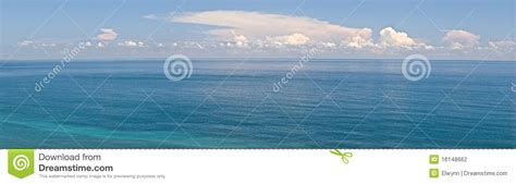 Panoramic Seascape Stock Photo Image Of Peace Cloud 16148662