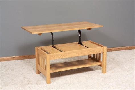 Raise your coffee table to dining height in seconds with this spring assisted lift. Amish Mission Lift Top Coffee Table | Coffee table plans, Coffee table woodworking plans, Coffee ...