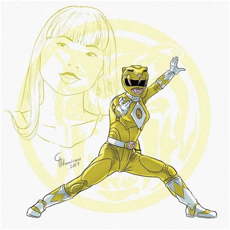 Mmpr The Movie Fan Art Trini Kwanyellow Ranger Artist Camus