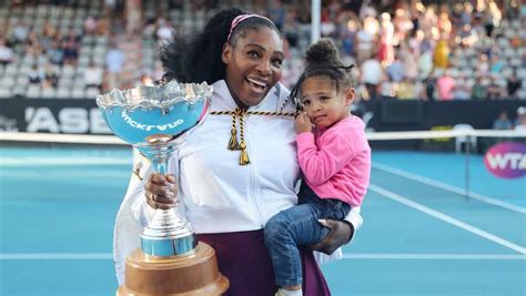 Serena williams and alexis olympia ohanian. Serena Williams wins first title since having her daughter
