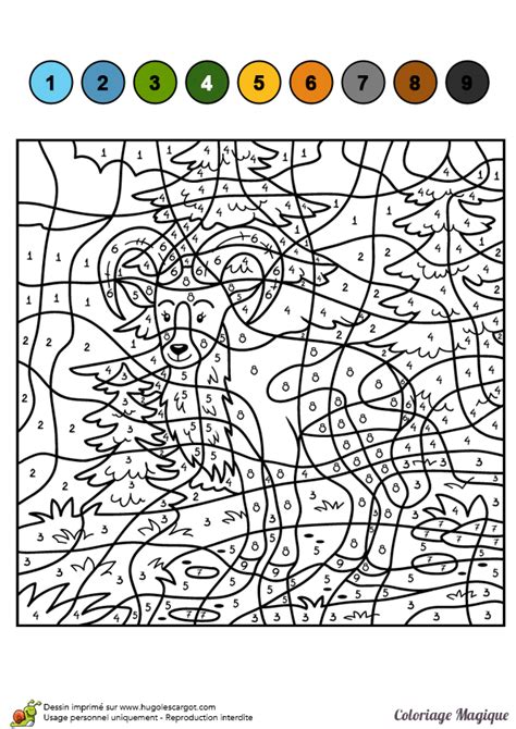 Cependant, il ne évènement que coloriage 6eme, non? Dessin à colorier d'un Coloriage Magique CM2, le mouflon