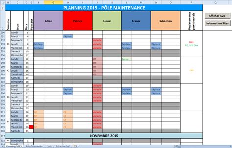 Xl Planning Dynamique Des Travaux Macros Et Vba Excel Hot Sex Picture