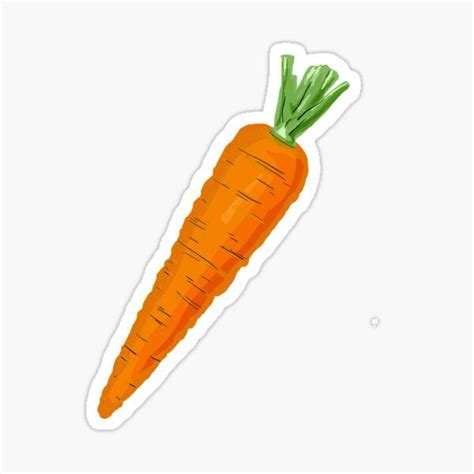 Carrot Stickers For Sale Carrots Stickers Food Stickers