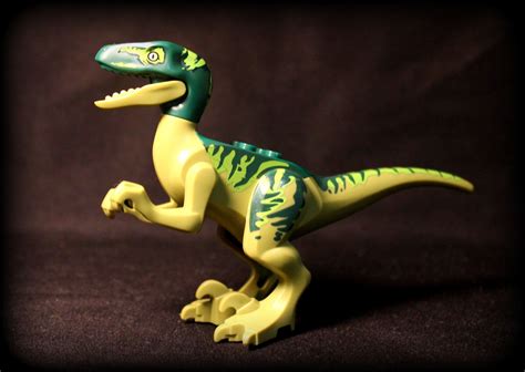 Velociraptor Charlie From Jurassic Worlds Raptor Squad Custom Minifigure Lego Compatible