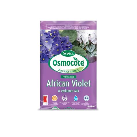 Osmocote 10l Professional African Violet And Cyclamen Potting Mix In
