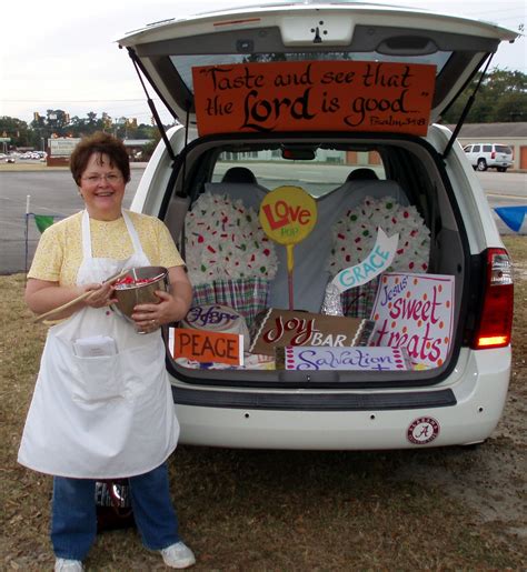 Trunk And Treat With Sweet Theme Halloween Car Decorations Halloween