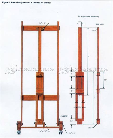 992 Artist Easel Plans Other Woodworking Plans And Projects Artist