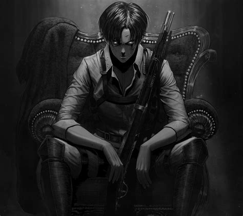 Attack On Titan Black And White Wallpapers Top Free Attack On Titan