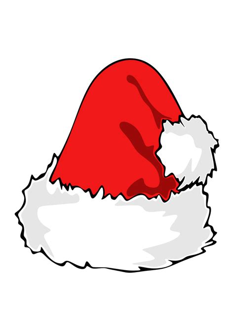Download Christmas Santa Hat Free SVG File - SvgHeart.com