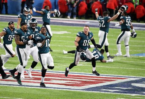 2021 marks the first time the super bowl will take place at the home field of one of the participating teams. Philadelphia Eagles Stun New England Patriots For First ...