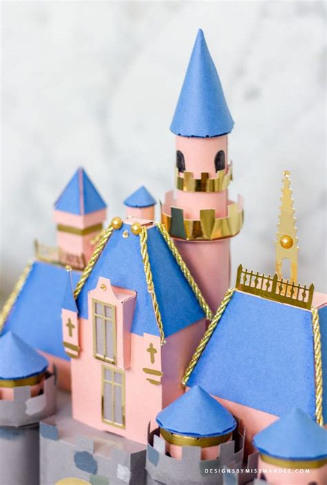 Disneyland Paris Disneyland Castle Cardboard Box Crafts Paper Crafts