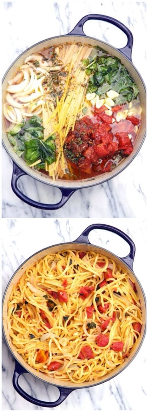 One Pot Wonder Tomato Basil Pasta Recipe Recipes Pasta Dishes Basil