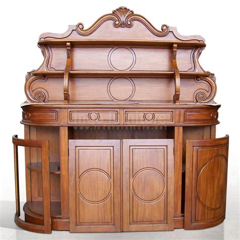Outdoor kitchen cabinets crafted using 100% solid, kiln dried, certified a/b grade teak. Luxury Teak wood cabinet style Bombay | Teak Wood Carving Furniture