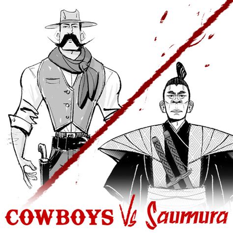 Artstation Cowboys Vs Samurai
