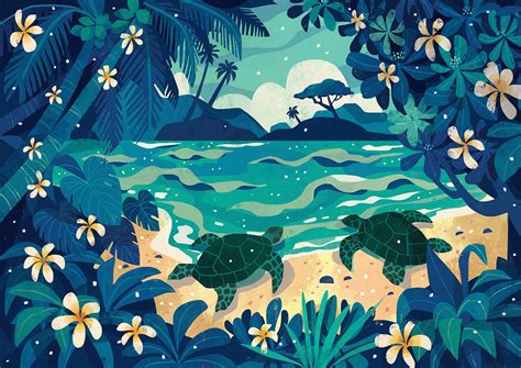 Hawaii Illustrations on Behance