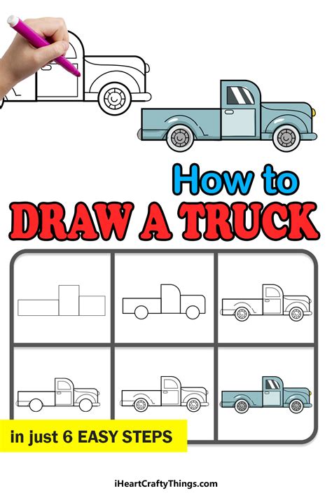 How To Draw A Simple Truck