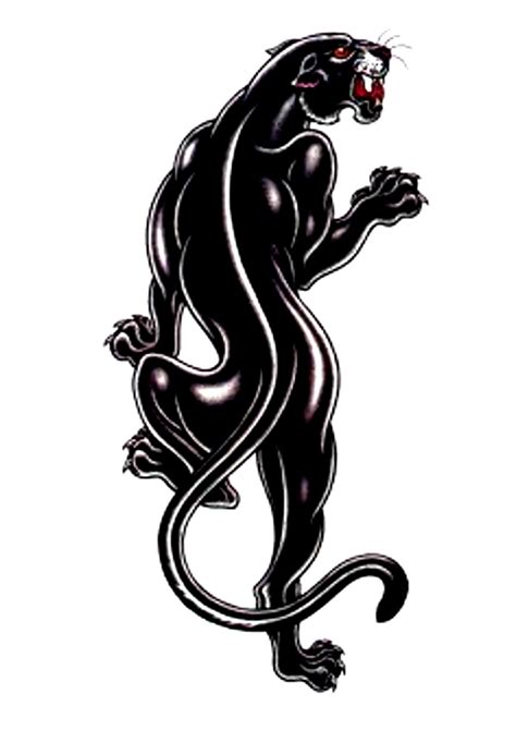 Panther Tattoo Stencil