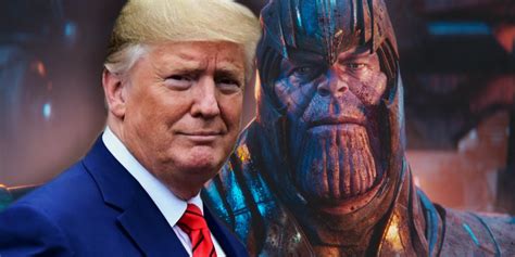 Descubre La Relación Entre Donald Trump Y Thanos
