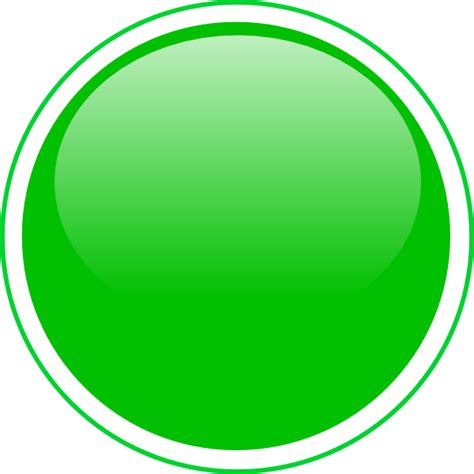 Green Button Icon Png Transparent Background Free Download 21071