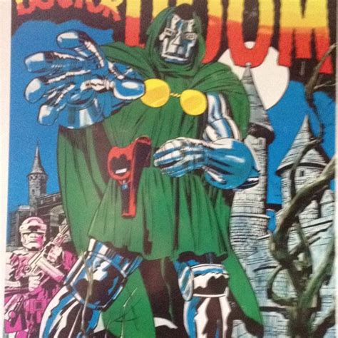 Jack Kirby Dr Doom Poster 1969 Jack Kirby Kirby Comic Books