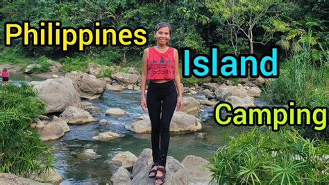 Filipina Camping Cebu Island Philippines Youtube