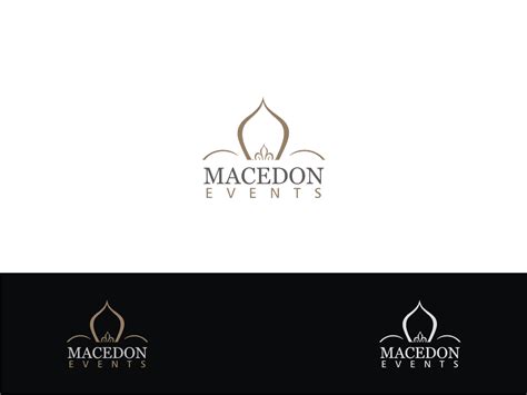 Elegant Modern Event Planning Logo Design For Macedon Events By