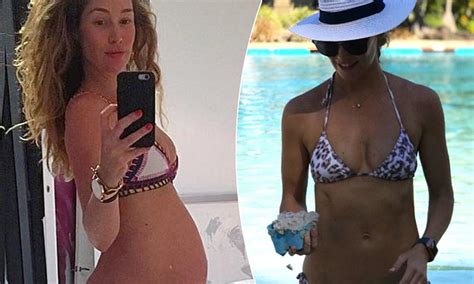 Erin Mcnaught Surprises Fans With Slender Post Baby Body Daily Mail