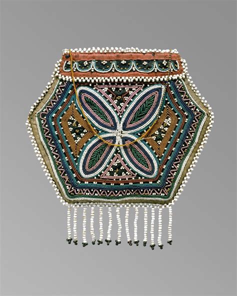 bag micmac or haudenosaunee iroquois the met bead work bead work jewelry native