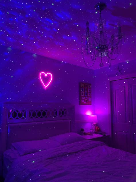 Room Inspo🪐 Neon Room Neon Bedroom Dreamy Room