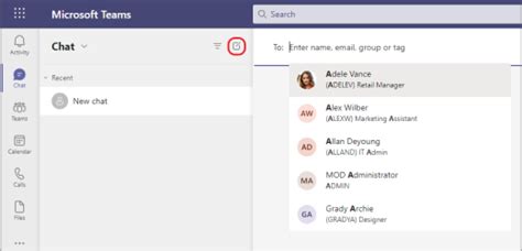 Start A Chat In Microsoft Teams