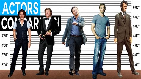 Hollywood Actors Height Comparison Celebrity Size Comparison YouTube