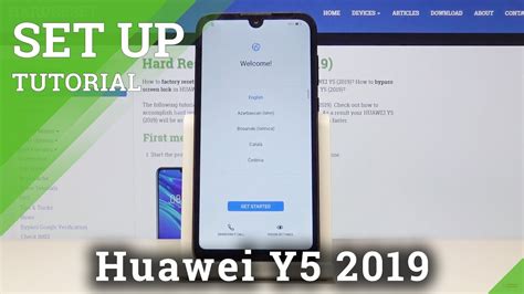 How To Set Up Huawei Y5 2019 Activation Configuration Process Youtube
