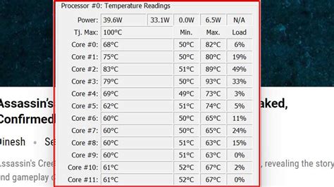 What Is A Good Cpu Temp While Playing Games Max Hot Temp