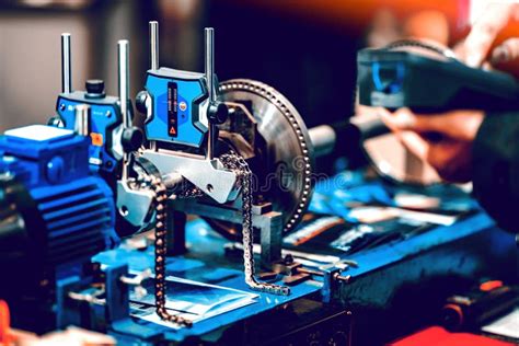 Assembly Line Of Mechanical Engineering Stock Image Image Of