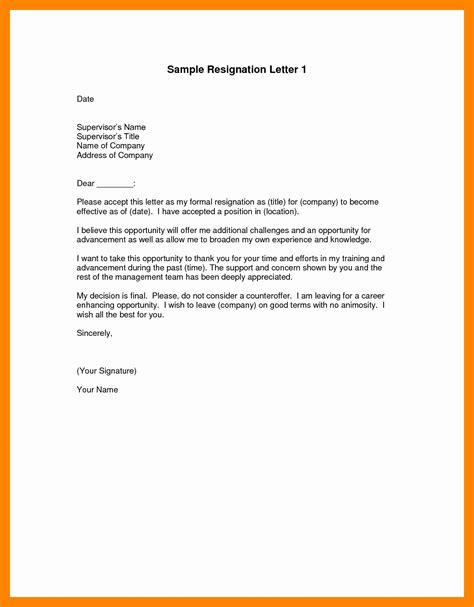 Resignation Letter Effective Immediately Fresh 7 Official Resignation