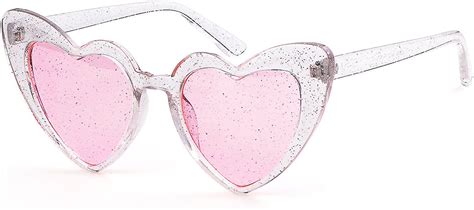 Clout Goggle Heart Sunglasses Vintage Cat Eye Mod Style