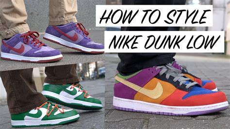 How To Style Nike Dunk Low Lookbook Youtube