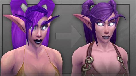 World Of Warcraft S New Female Night Elf Model Revealed PC Gamer