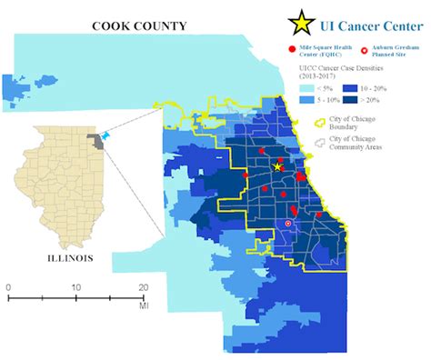 University Of Illinois Cancer Center Catchment Area University Of