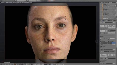 Blender Cycles Study Of Realistic Human Skin Using Emily 21 Youtube