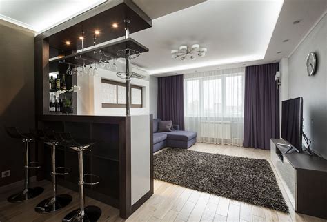 Www.icanhasgif.com also if you're doing not have in square video and also surface area area, you can obtain a lot of mileage out of high ceilings. Kitchen in Living Room with Bar Counter. Original Interior ...