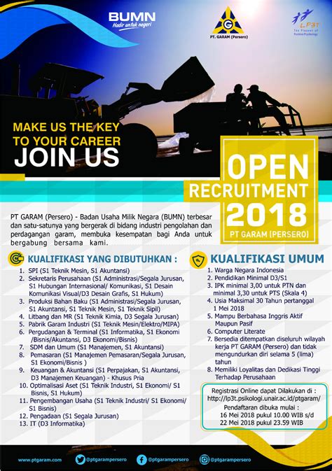 Saat ini pt softex indonesia kembali membuka rekrutmen lowongan kerja terbaru pada bulan november 2020. Lowongan Kerja PT. Garam (Persero) - Fresh Graduate ...