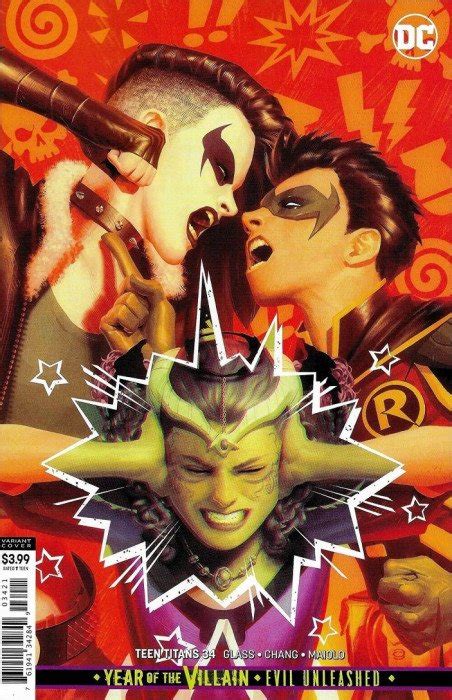 Teen Titans Issue 34b Variant Alex Garner Cover Midvaal Comics