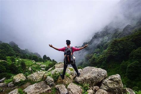 People Man Standing On Mountain Human Image Free Photo