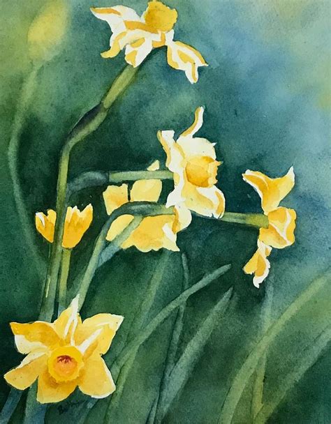 Daffodils Painting By Beth Fontenot Fine Art America