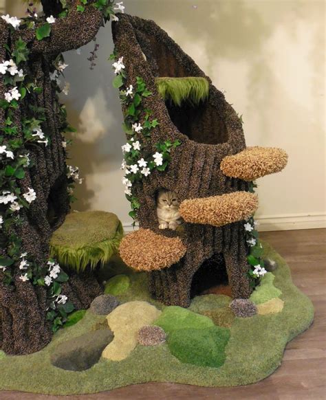 Cat towers and cat tree design offer various types of modern cat climbing furniture models, like kitty tree, large cat climbers, cat gyms, and cat tree houses. 12 Best Realistic Cat Tower Inpiration in 2020 | Cat tree ...